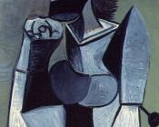 坐着的女人 - 巴勃罗·毕加索